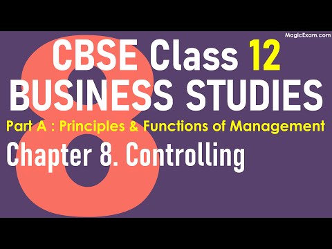 Class 12 BST Business Studies Chapter 8 - Controlling - Lecture Revision Notes Explanation, BST