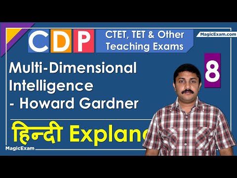 Multi Dimensional Intelligence Theory by Howard Gardner CTET CDP 08 हिन्दी