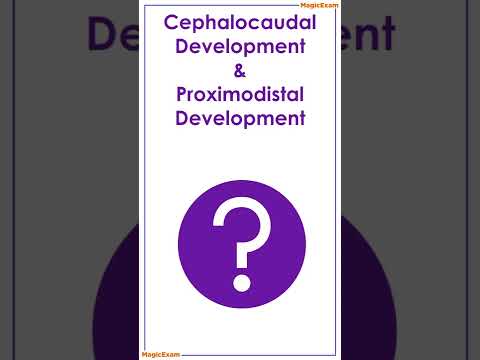Cephalocaudal and Proximodistal development - What is the difference ? - CTET &amp; TET CDP