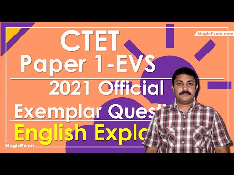 CTET Paper 1 EVS Exemplar Questions - December 2021 - Simple English Explanation