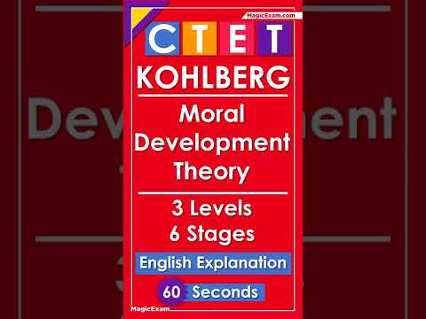 Kohlberg Moral Development Theory - CTET &amp; TET CDP - English Explanation