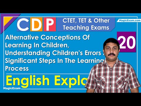 Alternative Conceptions Of Learning In Children Understanding Children&#039;s Errors CTET CDP 20 English
