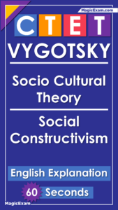 CTET CDP Vygotsky Socio Cultural Theory Social Constructivism Simple Explanation