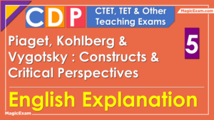 Piaget Kohlberg Vygotsky Constructs Critical Perspectives CTET CDP Syllabus Explanation Youtube English